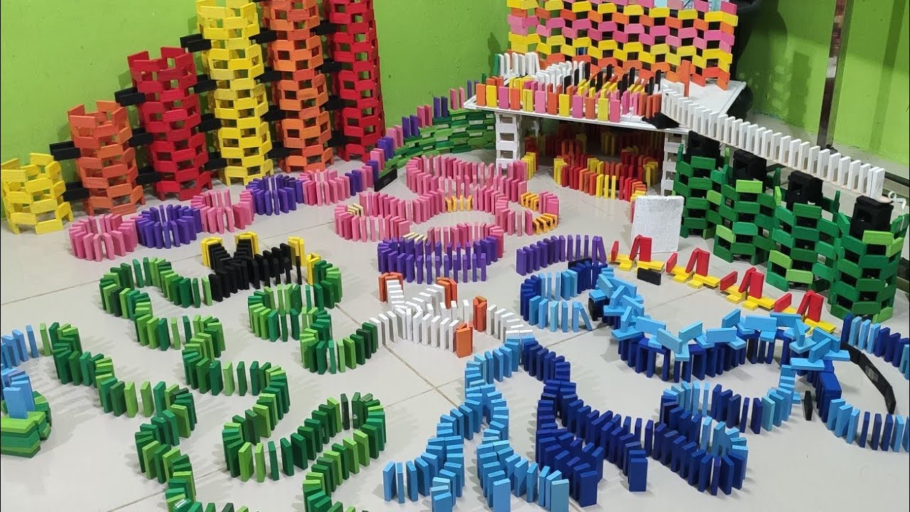 Freestyle Domino Structure! |3,300 dominoes!| ben_domino