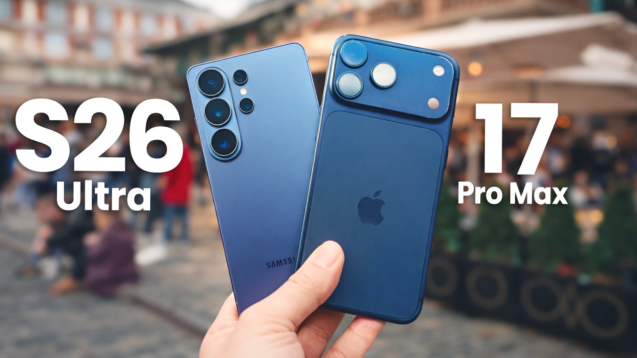 Galaxy S26 Ultra vs iPhone 17 Pro Max – The ULTIMATE Camera Test!