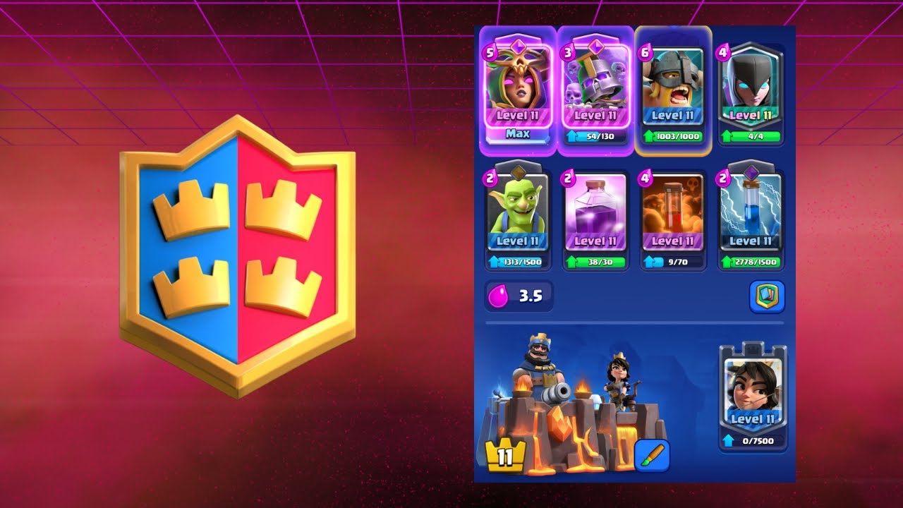 Classic 2v2 Playing In Clash Royal using Mega Monk ebarbs Witch Rage  Deck