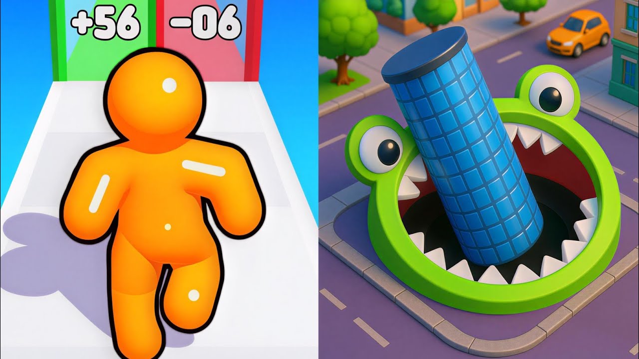 Epic 2026 Gameplay Hole.IO VS Tall Man Run  💥All Level Unlocked 