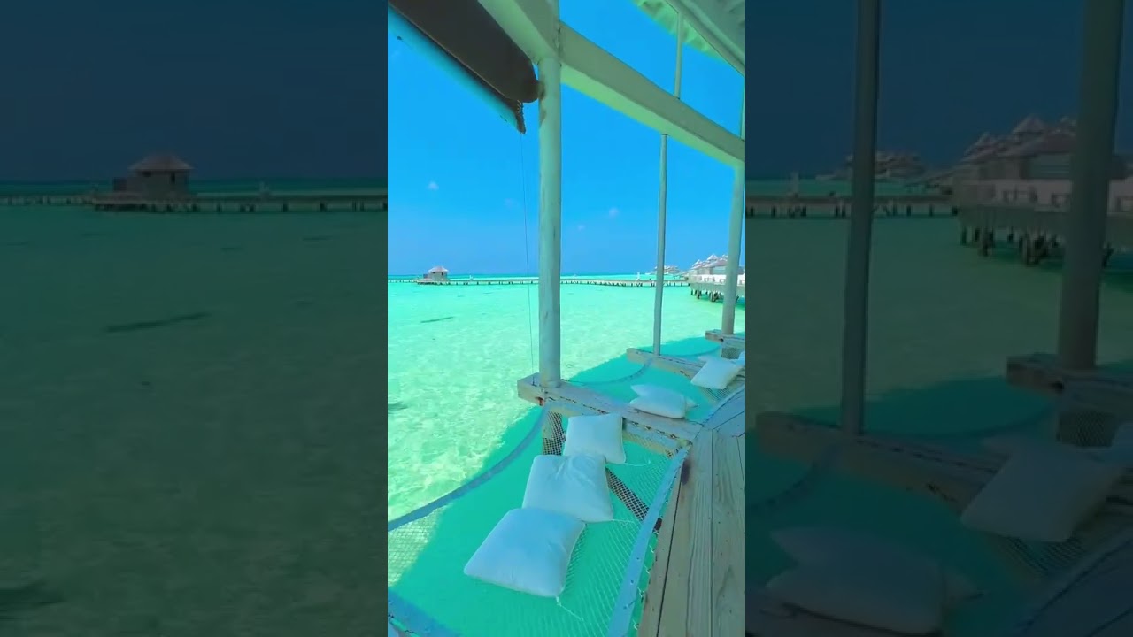 Esse lugar &eacute; surreal Maldivas 4k