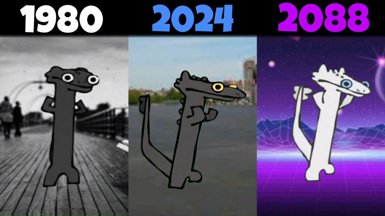 Toothless Dancing meme Different years part 1