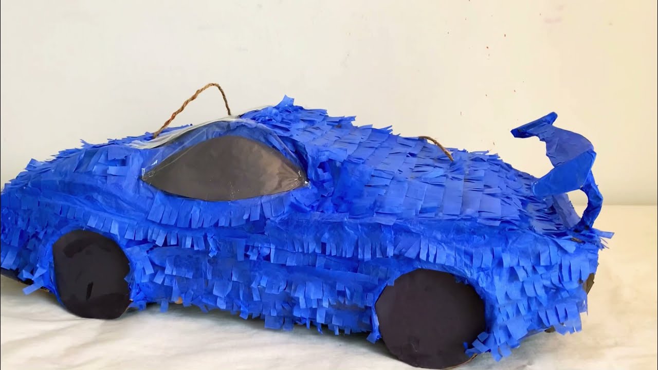 Car Pinata | Birthday Decorations |making car Pinata at home