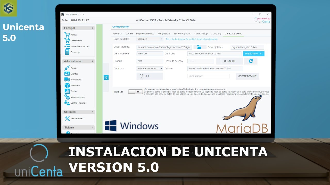 Unicenta oPos: Instalación Version 5.0 | Windows | Sistema de Punto de Venta Gratis