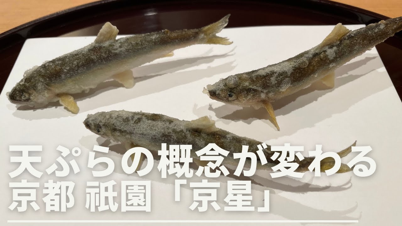 至高の天ぷら！14年連続ミシュラン掲載「天ぷら 京星」、華麗なる職人技【京都】鱧骨切り、鮎天ぷら | キョウトピ Fabulous tempura in Kyoto, washoku