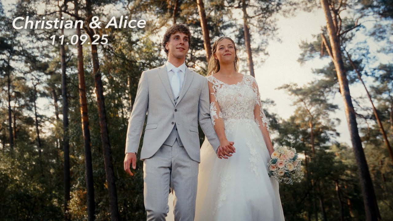 Bruiloft Christian & Alice - 11 september 2025 | Trouwfilm