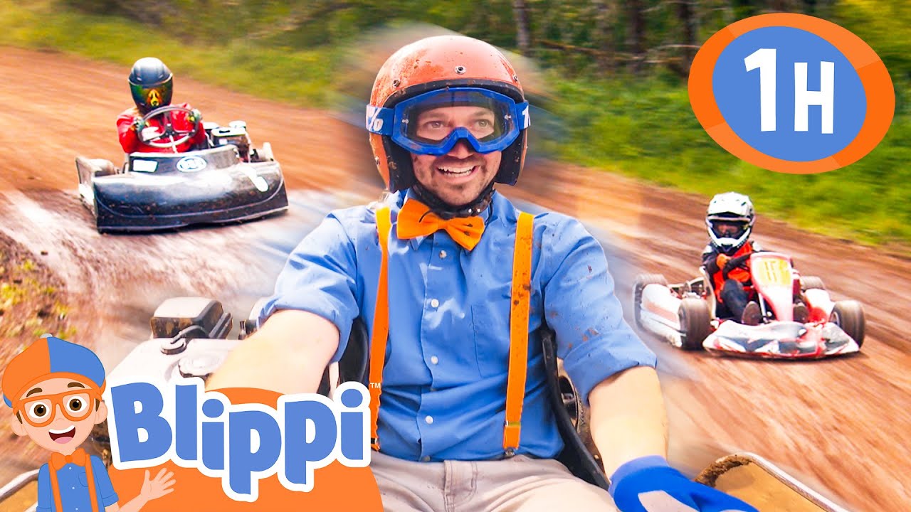 GO KART RACE: Will Blippi Win? 🏎️🏁 | BEST OF BLIPPI TOYS | Educational Videos for Kids