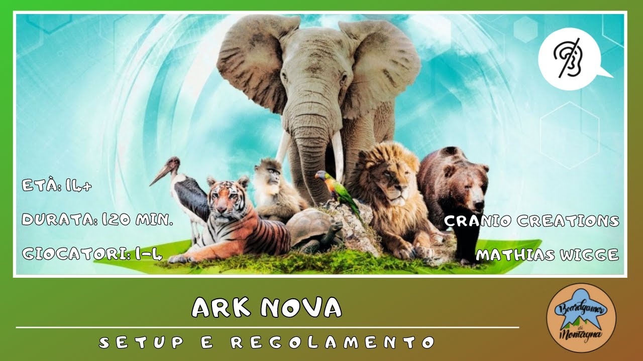 Ark Nova - setup e regolamento in italiano (tutorial) [SUB ITA]