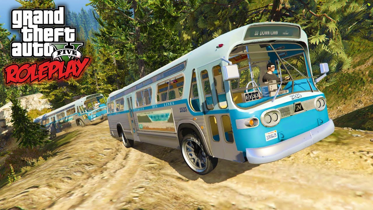 ¡SUBIENDO BUSES CLÁSICOS AL MONTE CHILIAD! | GTA V MODS ONLINE