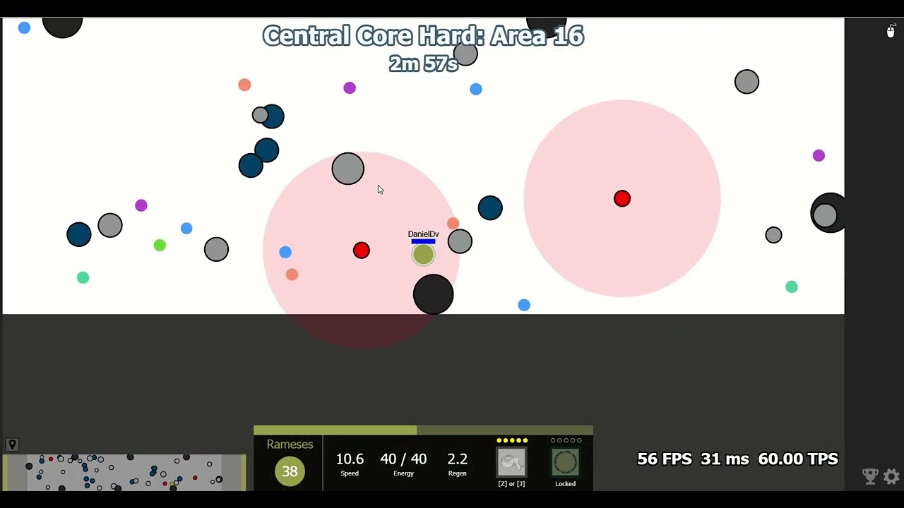 Central Core Hard 21 attempts