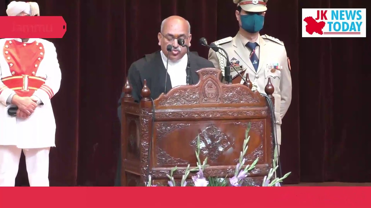 Oath ceremony of Justice Pankaj Mithal CJ of J&K and Ladakh | JK News Today