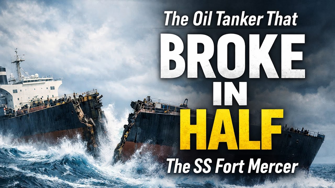 Нефтяной танкер, разломившийся пополам — SS Fort Mercer