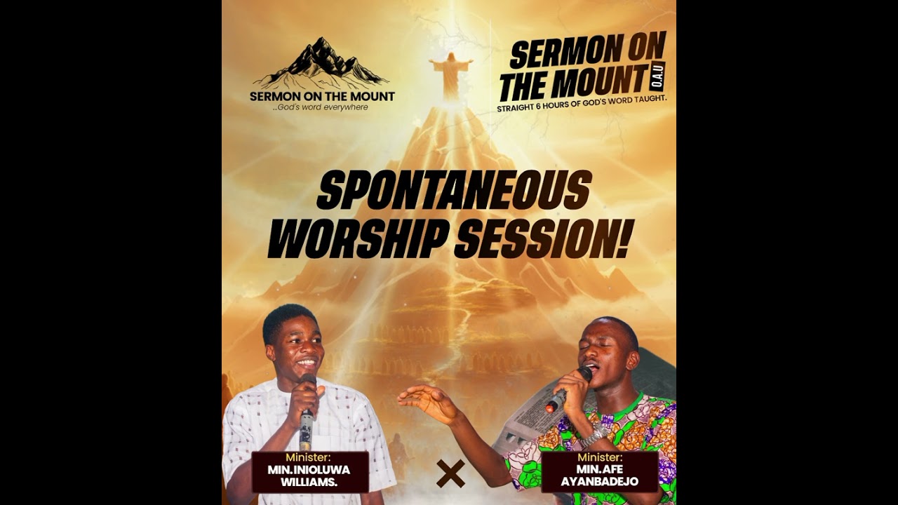 SPONTANEOUS WORSHIP SESSION - MIN. INIOLUWA WILLIAMS & MIN. AFE AYANBADEJO | 7TH FEBRUARY, 2026.
