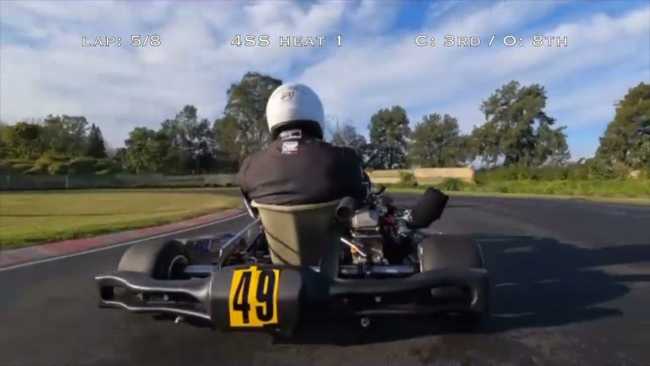 4SS Heat 1 at Butterfly Farm Indy 800 Kart Track - 27/7/24