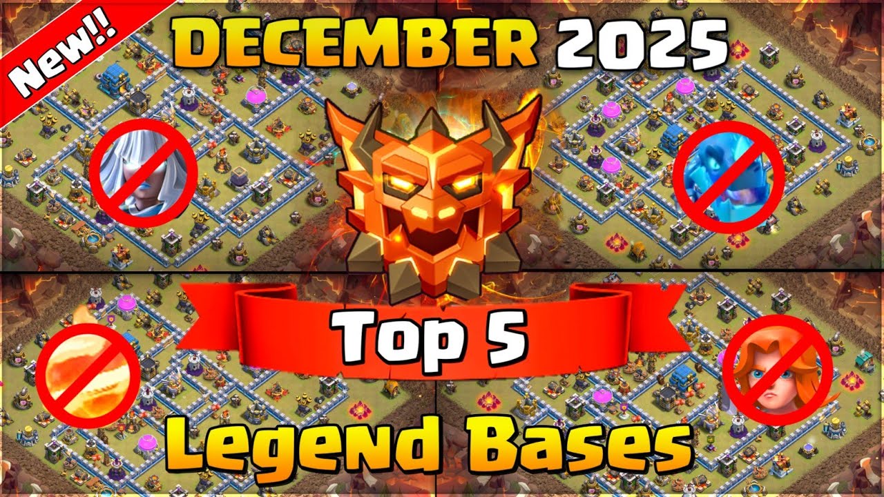 TOP 5! New Best Th12 Legend Base + Copy Link 2025 | Th12 War/Cwl Base | Clash of Clans Th12 Base 