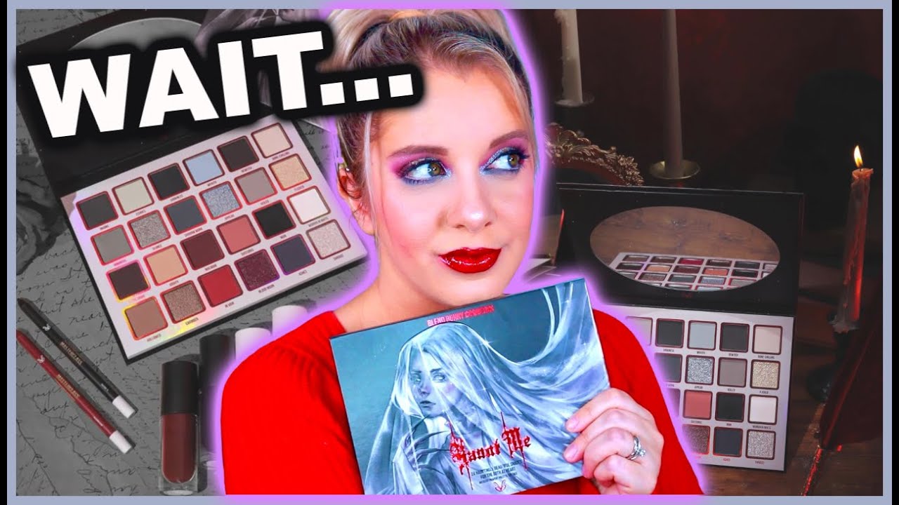 WAIT… This Is Really Good?! 😳 | Blend Bunny Cosmetics  Haunt Me  Collection Review!