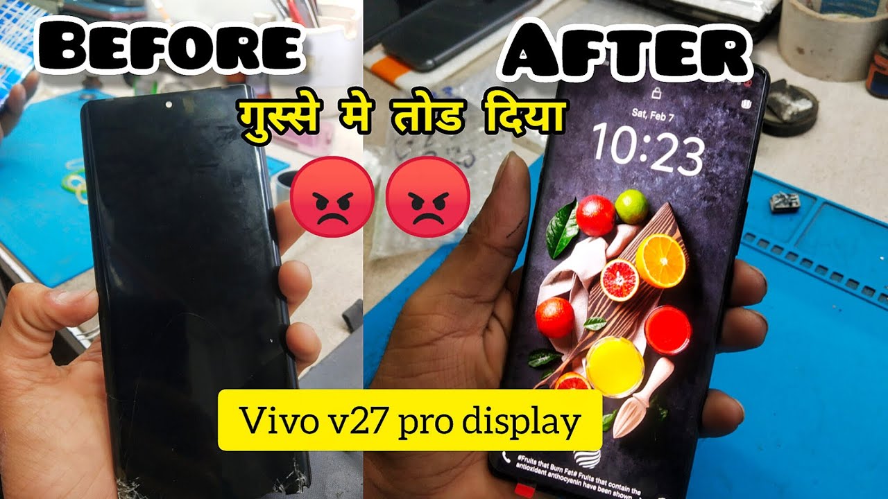 मोबाइल मे Folder (display)लगाना सीखें ☠️🔥| Step By Step | Vivo v27 Pro combo replacement 