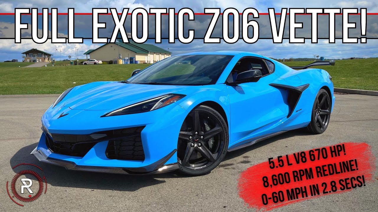 The 2023 Chevrolet Corvette Z06 Is A Race Car That Screams Like An American Ferrari