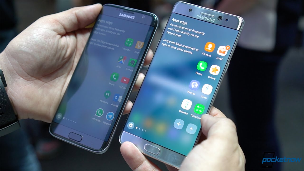 Samsung Galaxy Note 7 vs Galaxy S7 edge: Show floor comparison | Pocketnow