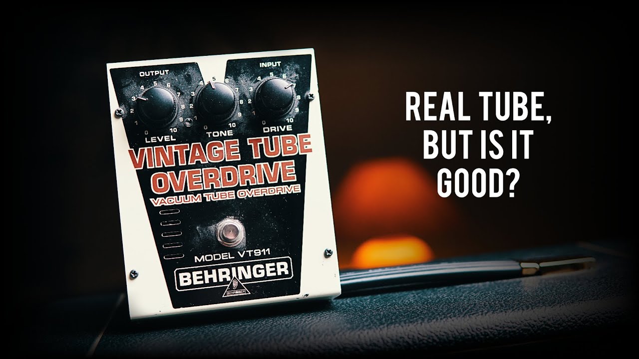 Behringer выпустил бюджетный ламповый драйвер?! — Vintage Tube Overdrive VT911
