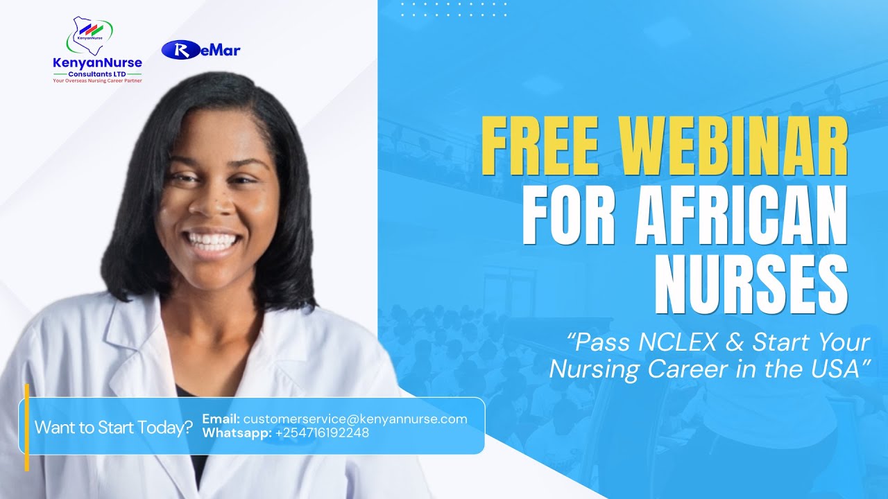 African USRN NCLEX Webinar: USA Visa Sponsorship & Training with ReMar & KenyanNurse