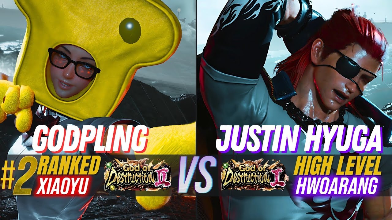 GODPLING (#2 Ranked Xiaoyu) 🆚 JUSTIN HYUGA (Hwoarang) ✦Tekken 8 High Level Match