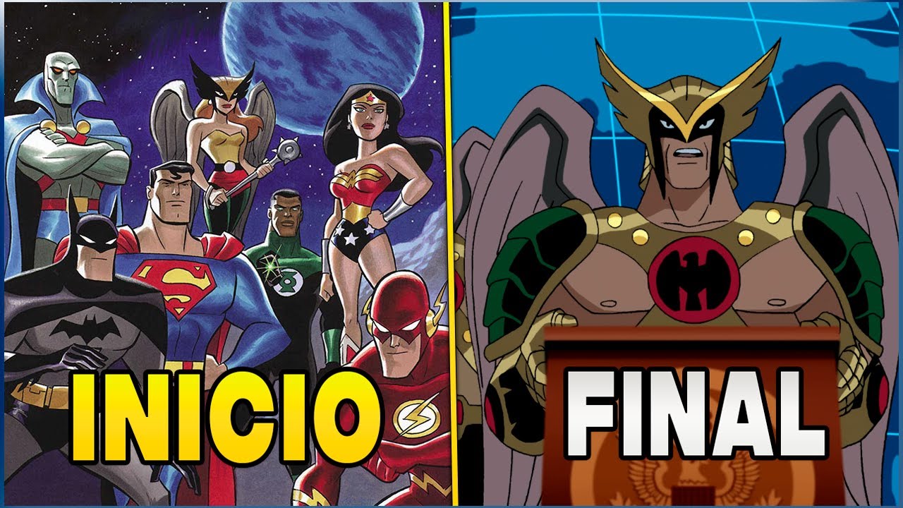 ¿COMO INICIA Y TERMINA LA LIGA DE LA JUSTICIA? - TEMPORADA 1 Y 2 EN UN VIDEO!!!