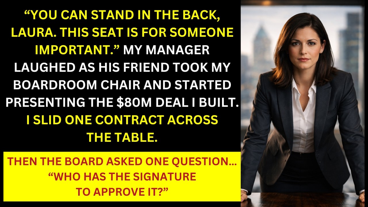 My Manager Gave My Seat To His Friend — Until The $80M Deal Required My Signature