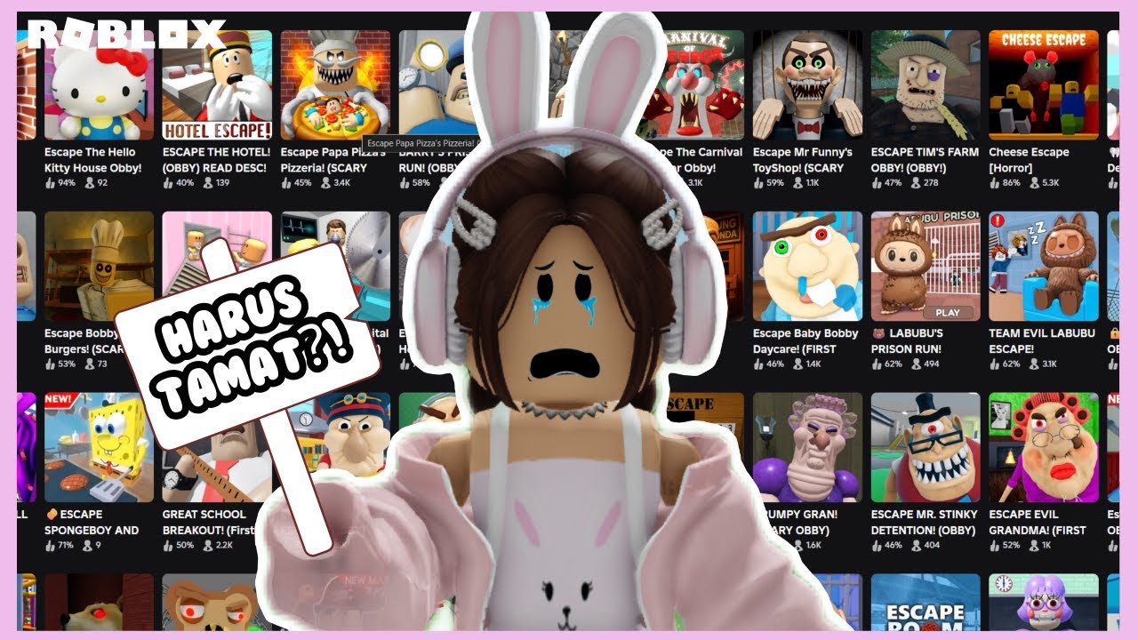 AKU MENCOBA MENAMATKAN SEMUA ESCAPE OBBY YANG ADA DI ROBLOX?!