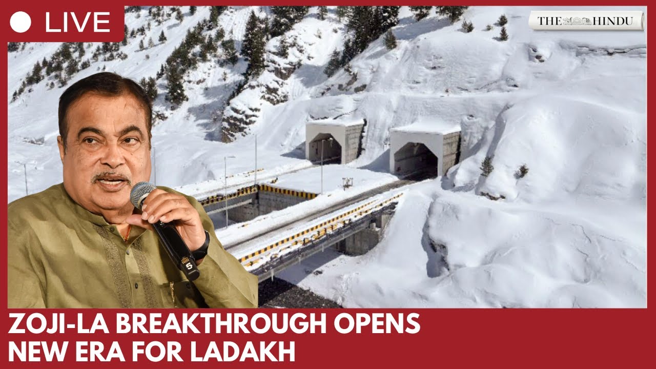 Union Minister Nitin Gadkari marks historic Zoji-La Tunnel breakthrough in Drass