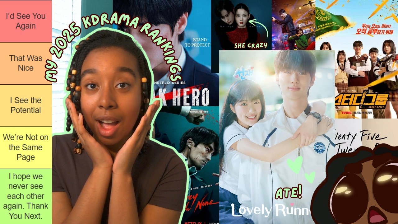 Ranking My 2025 K-Dramas | Tier List