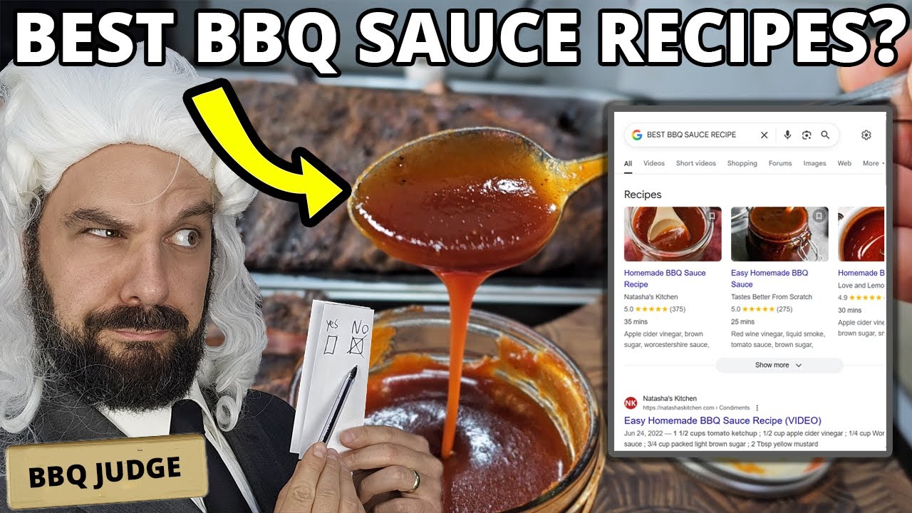 I JUDGED Google’s TOP 10 BBQ SAUCE Recipes... Are They Any Good?