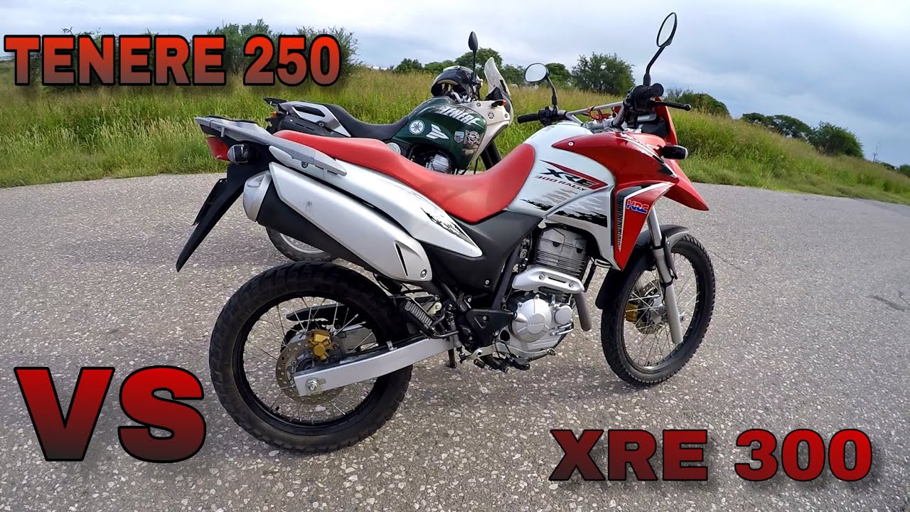 XRE 300 VS TENERE 250 !!! Motovlog