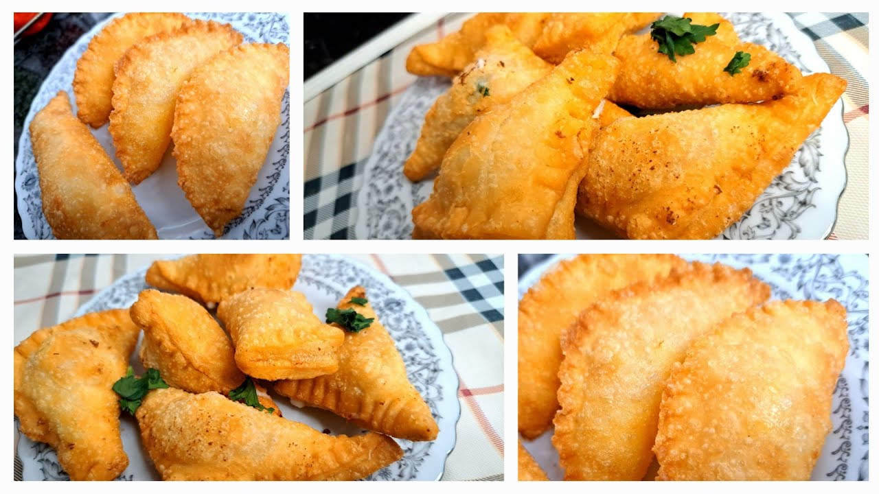 سمبوسك رمضان🌙بطريقه جديده سمبوسك البف اللذيذه🥳مورقه ومقرمشه خفيفه جدا💯 مع تفريزها من مطبخ خلود