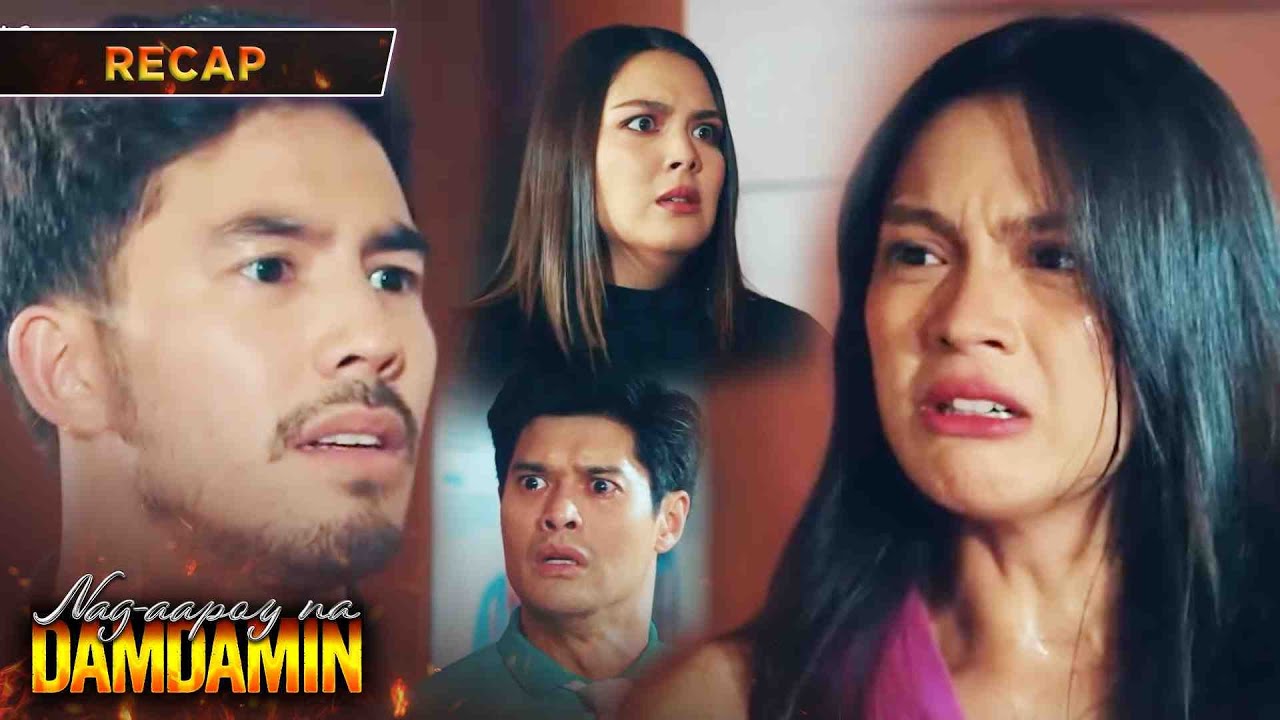 Lucas gets shocked as he sees Olivia's face in Claire | Nag-aapoy Na Damdamin Recap