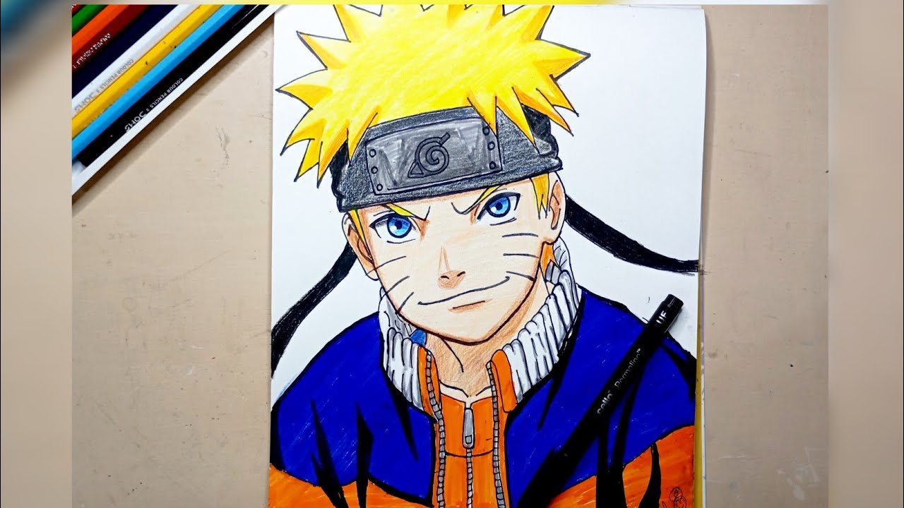✨Naruto Uzumaki Drawing | Easy Anime Sketch Step by Step 🎨#naruto #anime