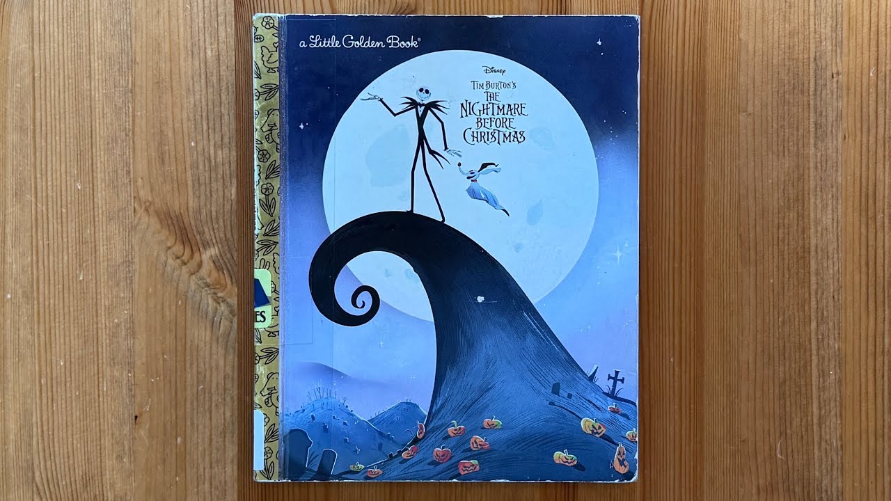 Ash reads The Nightmare Before Christmas (Disney) by Lauren Clauss Illustrated by Jeannette Arroyo