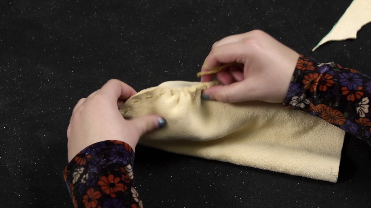 How to make a pucker toe moccasin
