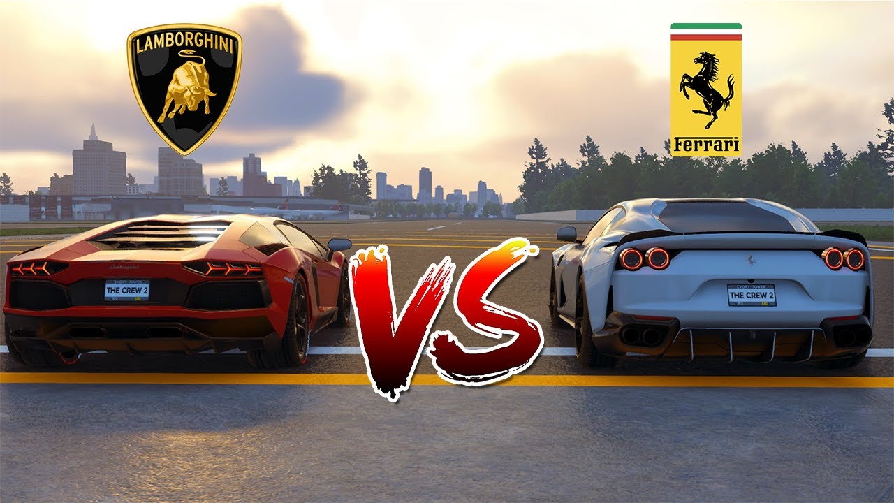 LAMBORGHINI VS FERRARI - THE CREW 2