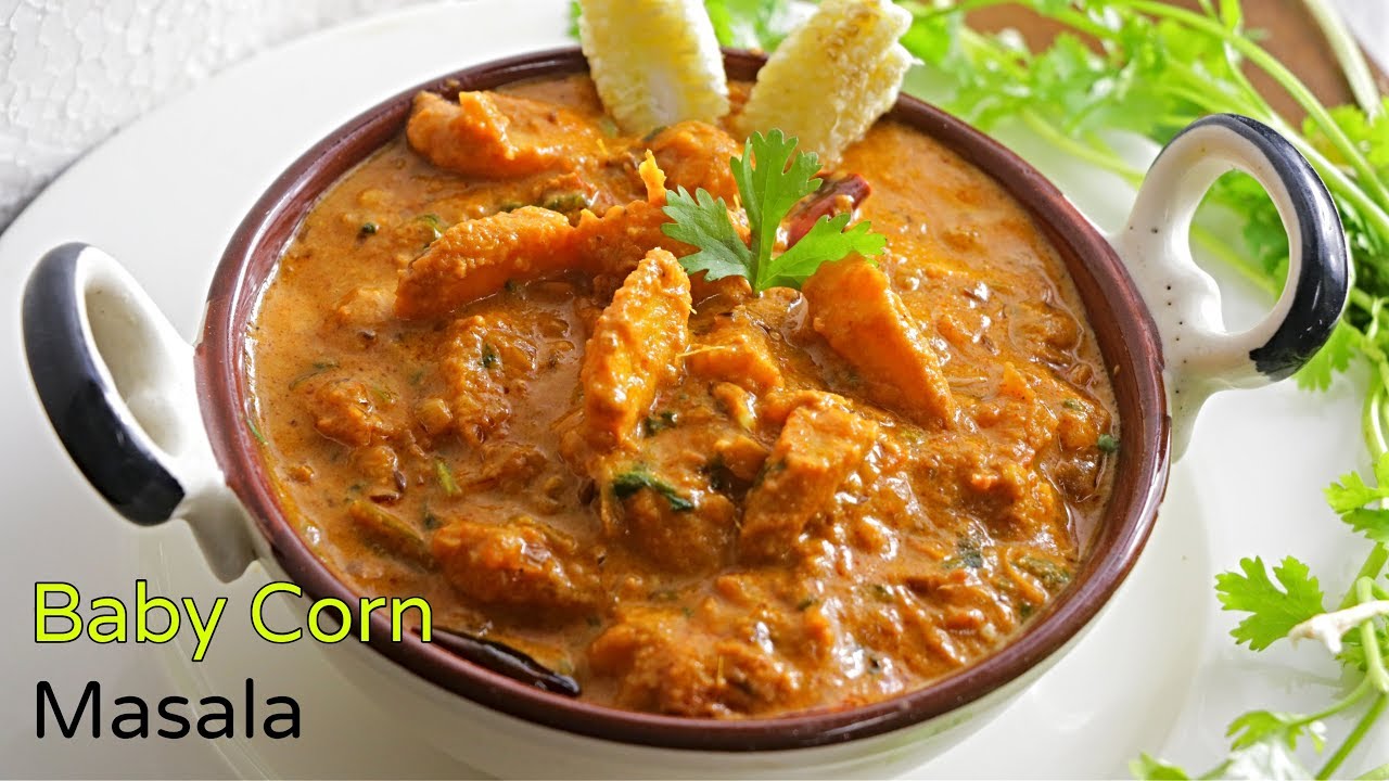 Baby Corn Masala | బేబీ కార్న్ మసాలా | Best Curry for Rotis and Naans | Baby Corn Recipes
