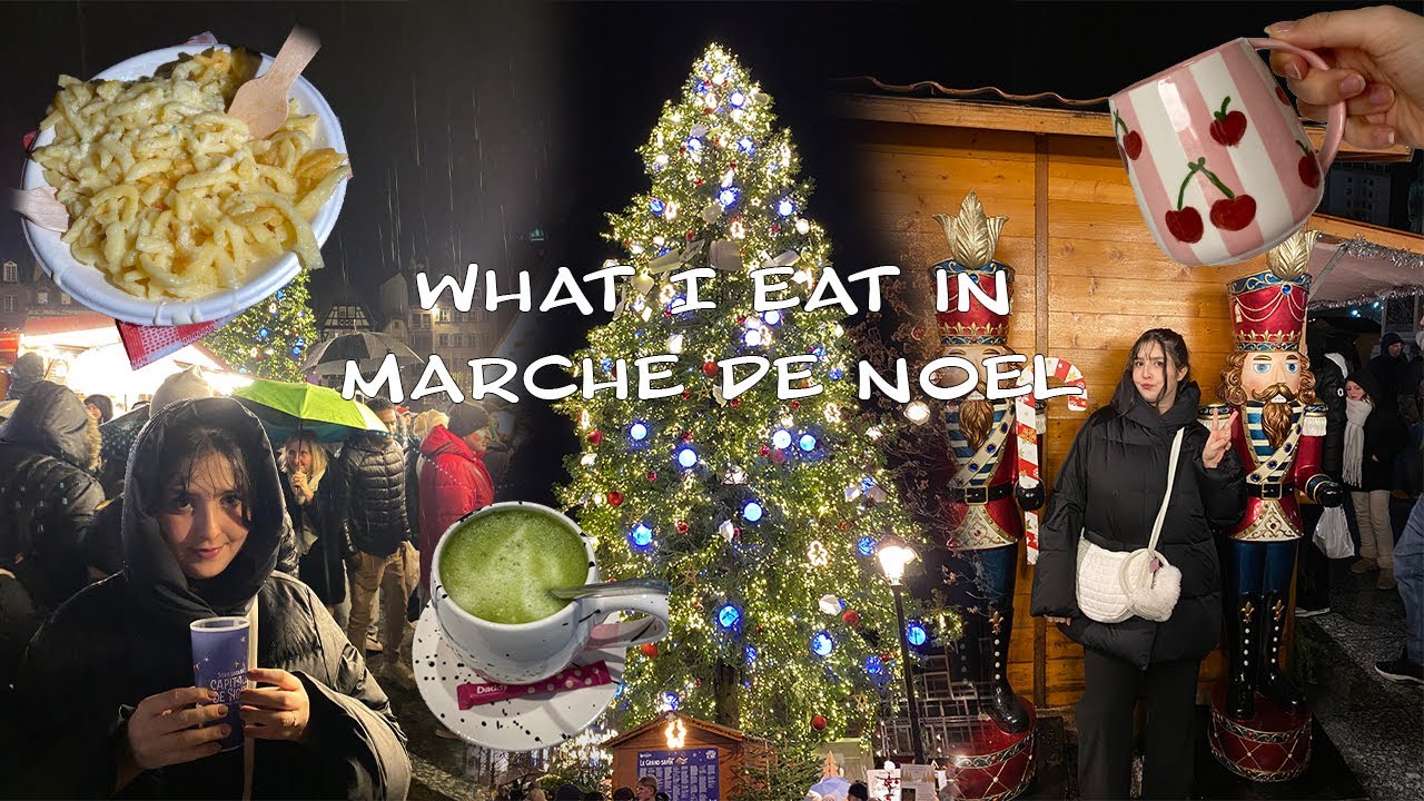 What I eat in Marché de Noël de Strasbourg et peinture sur céramique 🥨🍵