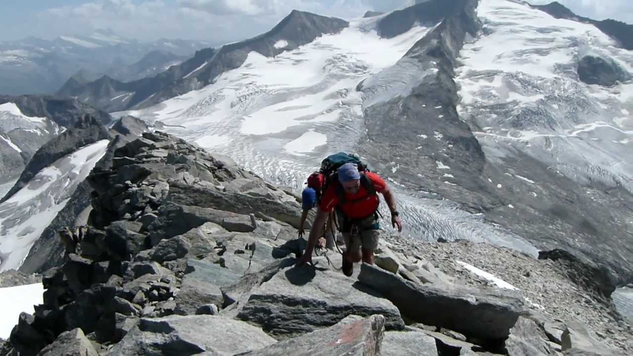 Keeskogel Gipfel 3291m. Hausberg der Kürsinger Hütte am 21.08.2012