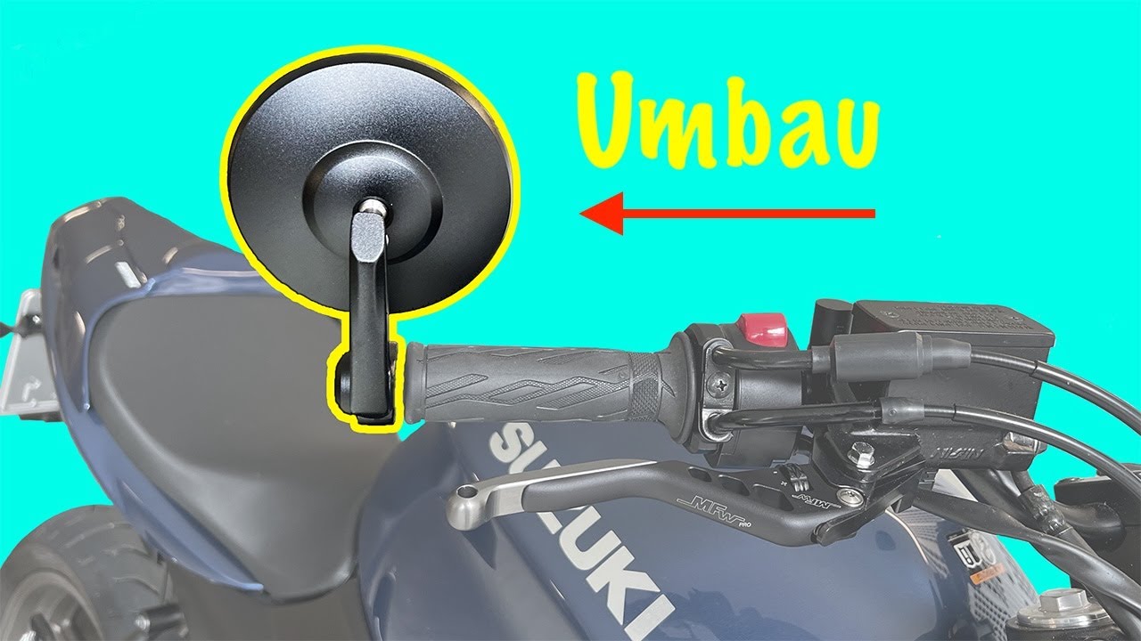 Montage | Lenkerendspiegel fürs Motorrad | Umbau an der Suzuki SV650