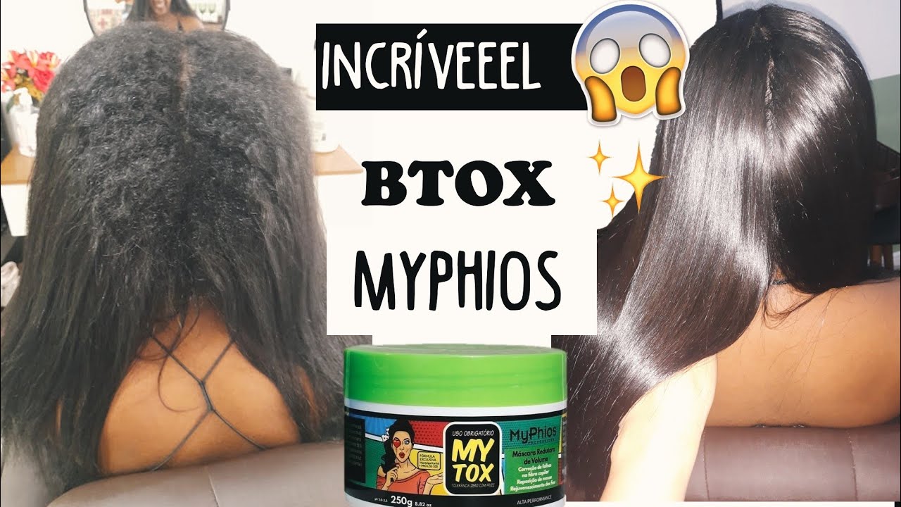 FAZENDO PROGRESSIVA COM BTOX MYPHIOS | CABELO CRESPO | RESULTADO LAVADO ✨
