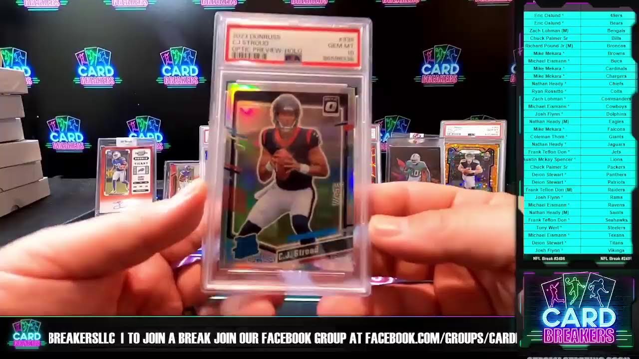 2023: 10x CARD BREAKERS DUB REPACKS (RANDOM TEAMS) - #2487