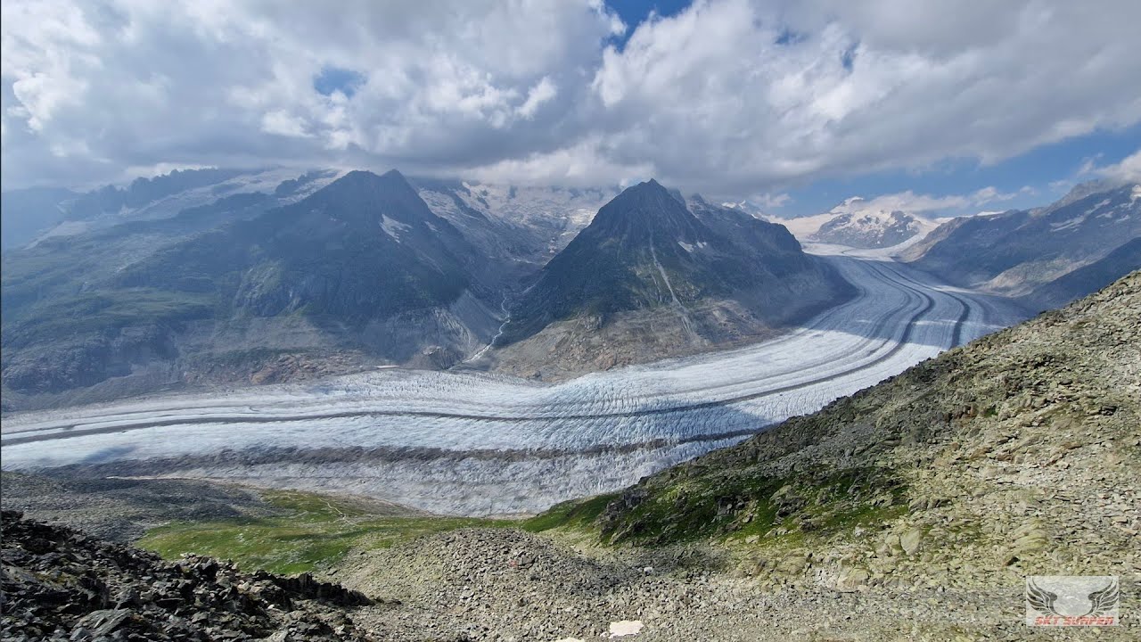 GLACIAR DE ALETSCH || PAISAJES DE SUIZA