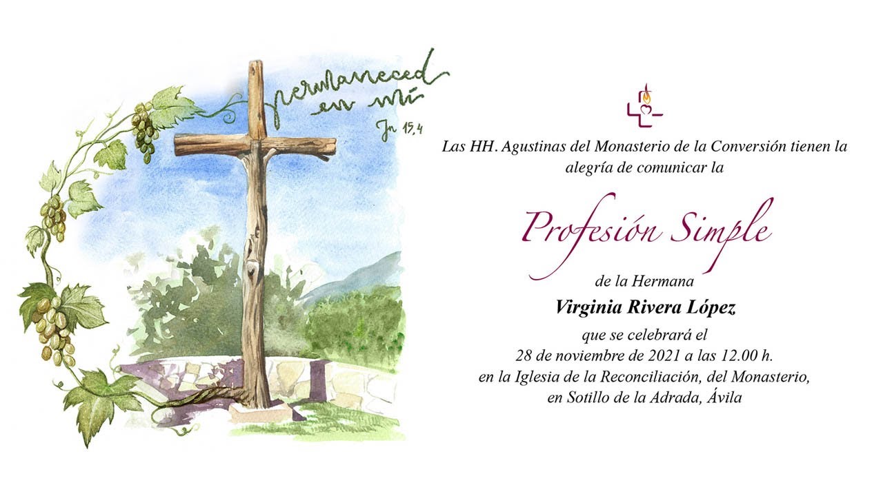 Profesi&oacute;n Simple &ndash; Hermana Virginia Rivera