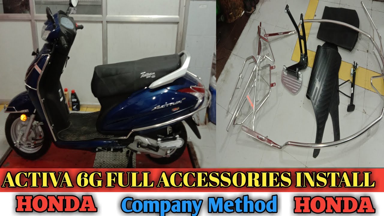 Activa 6g Full Accessories Fitting || activa 6g Full Accessories Fitting Company Method