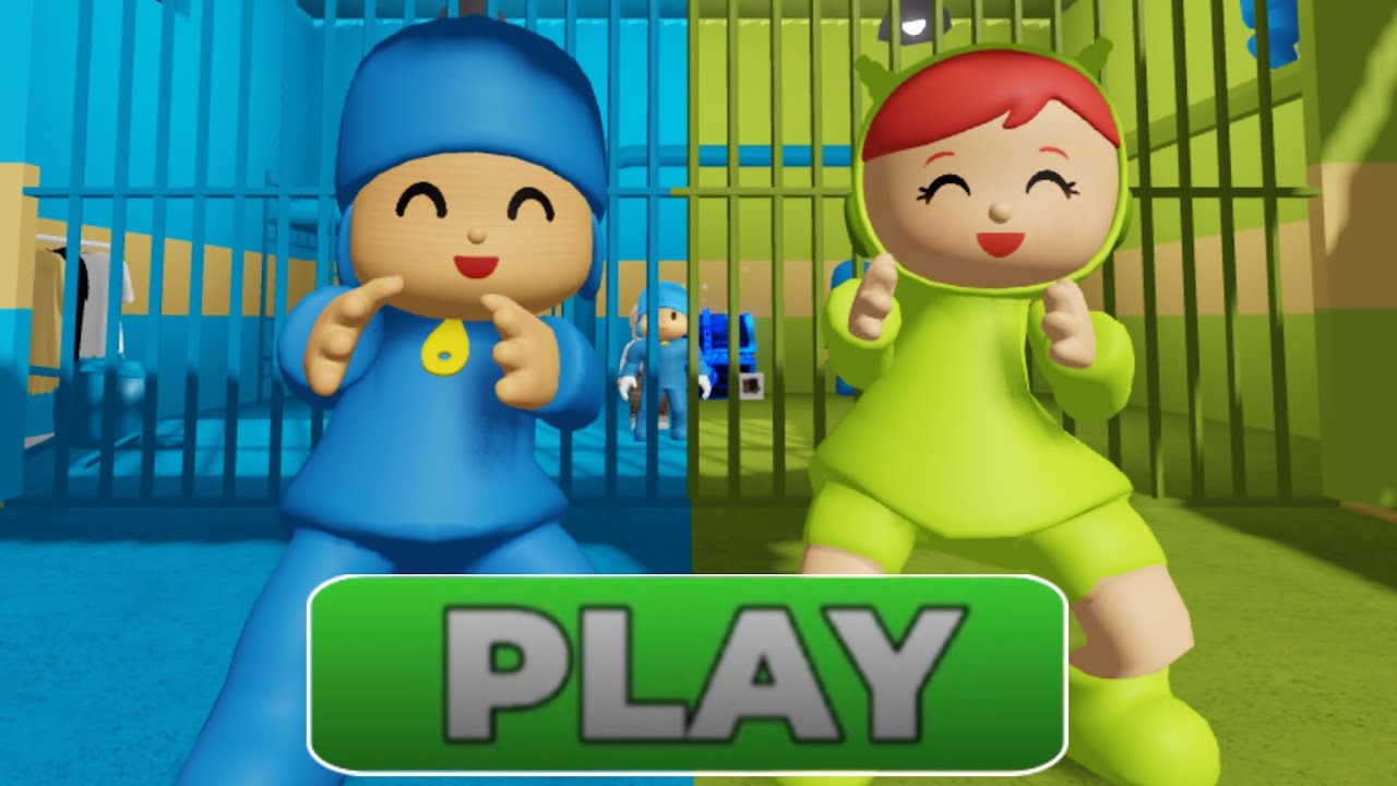 BLUE vs GREEN ESCAPE! 😱🔥 Who Will Survive in #roblox #pocoyo Roblox?