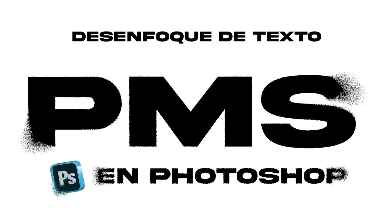 🔥 Photoshop Tutorial ​💻​ Desenfoque granulado tipo aerosol sobre texto 😎​ Grain Text Effect (F&Aacute;CIL)